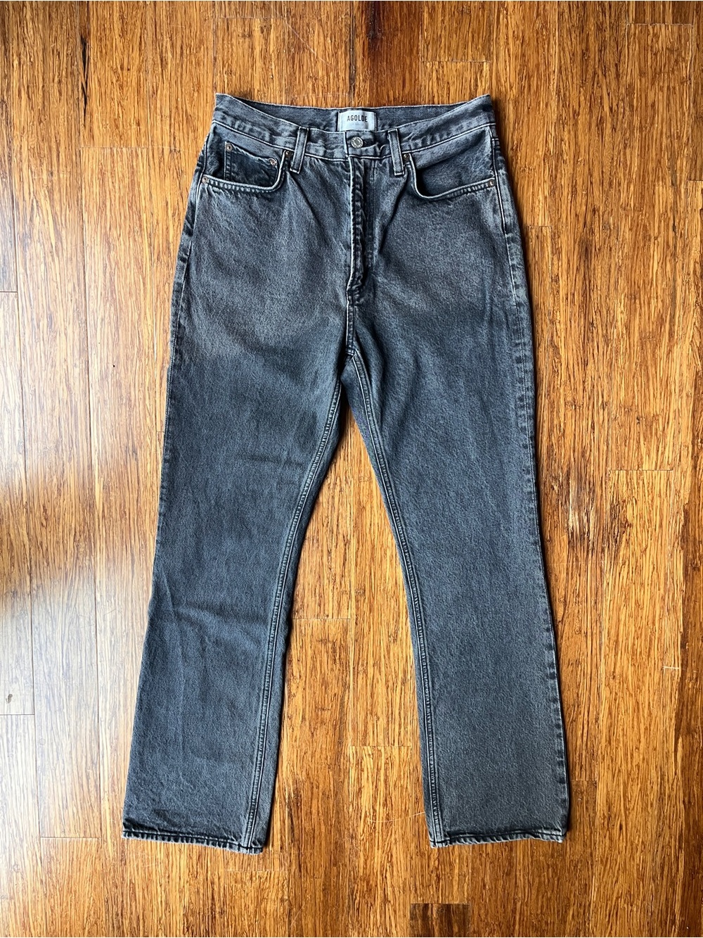 Agolde Vintage Bootcut faded black jeans Sz 28